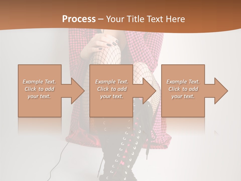 A Woman With Headphones Is Sitting On The Floor PowerPoint Template