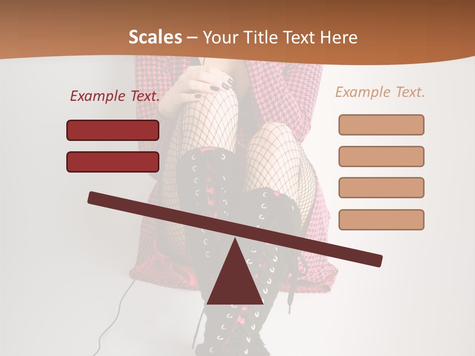 A Woman With Headphones Is Sitting On The Floor PowerPoint Template