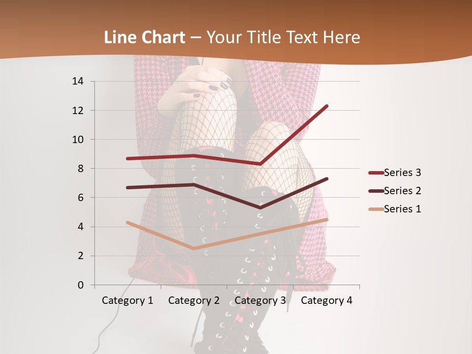 A Woman With Headphones Is Sitting On The Floor PowerPoint Template