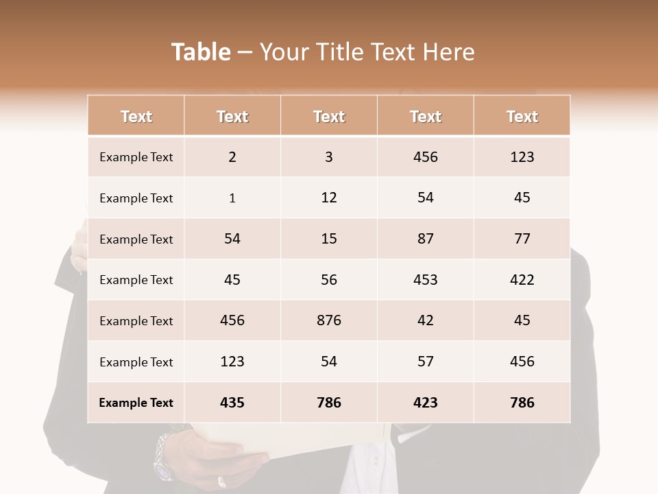 A Man And Woman Looking At A Piece Of Paper PowerPoint Template