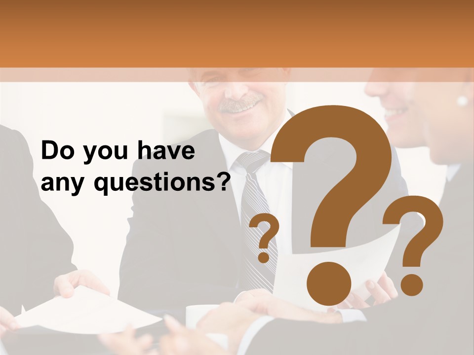 A Group Of Business People Sitting Around A Table PowerPoint Template