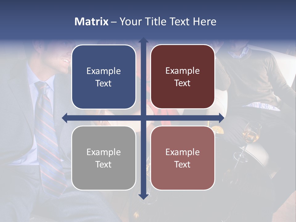 A Group Of People Sitting Around A Table PowerPoint Template