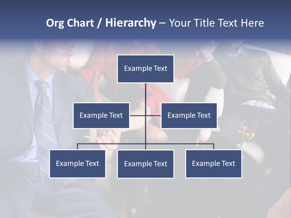 A Group Of People Sitting Around A Table PowerPoint Template