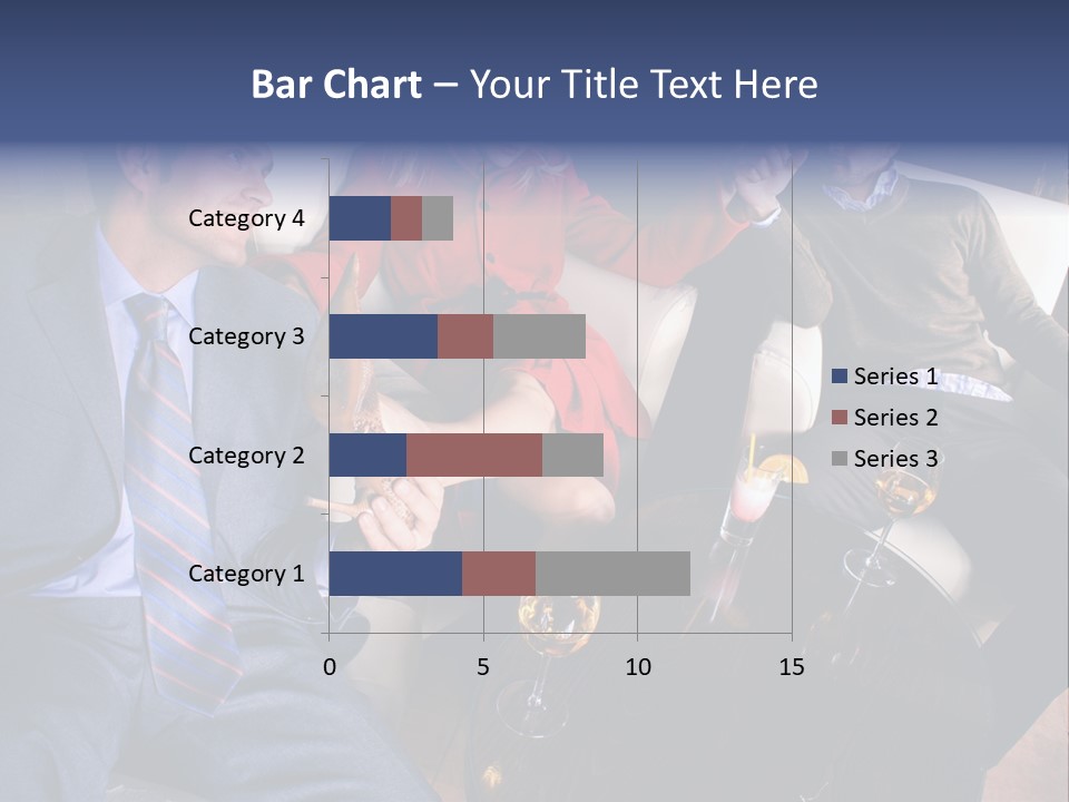 A Group Of People Sitting Around A Table PowerPoint Template