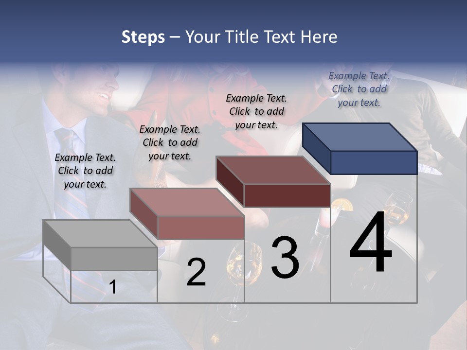 A Group Of People Sitting Around A Table PowerPoint Template
