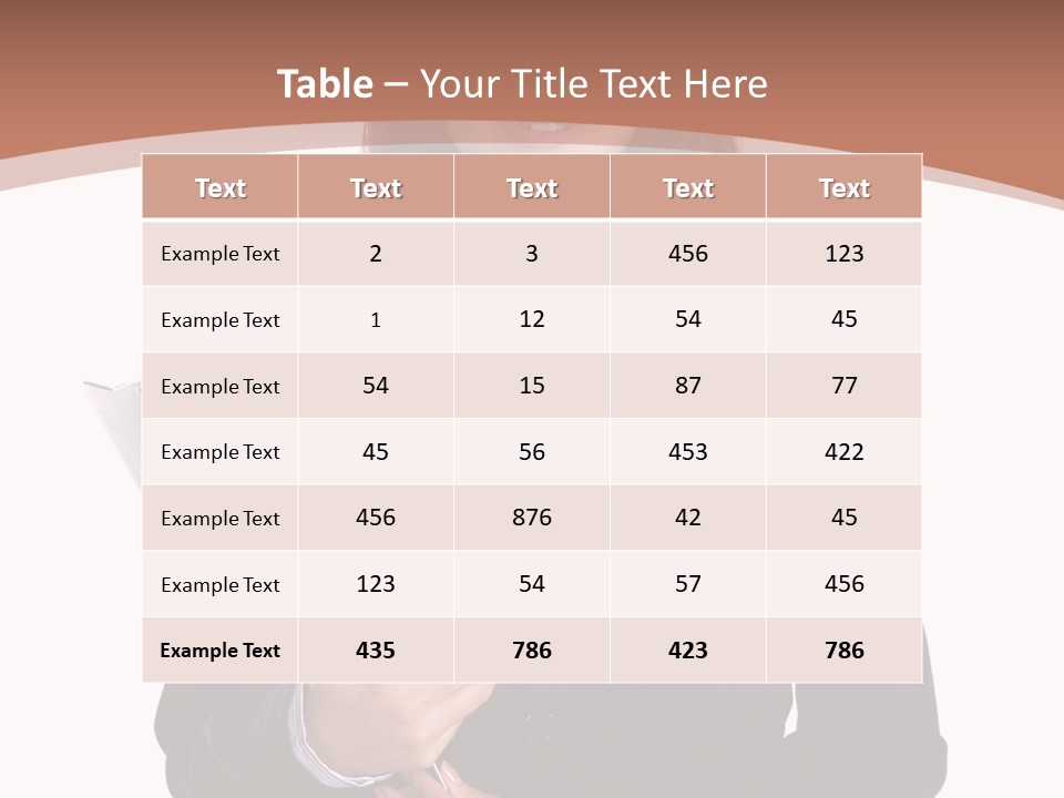 A Woman In A Business Suit Holding A Folder PowerPoint Template