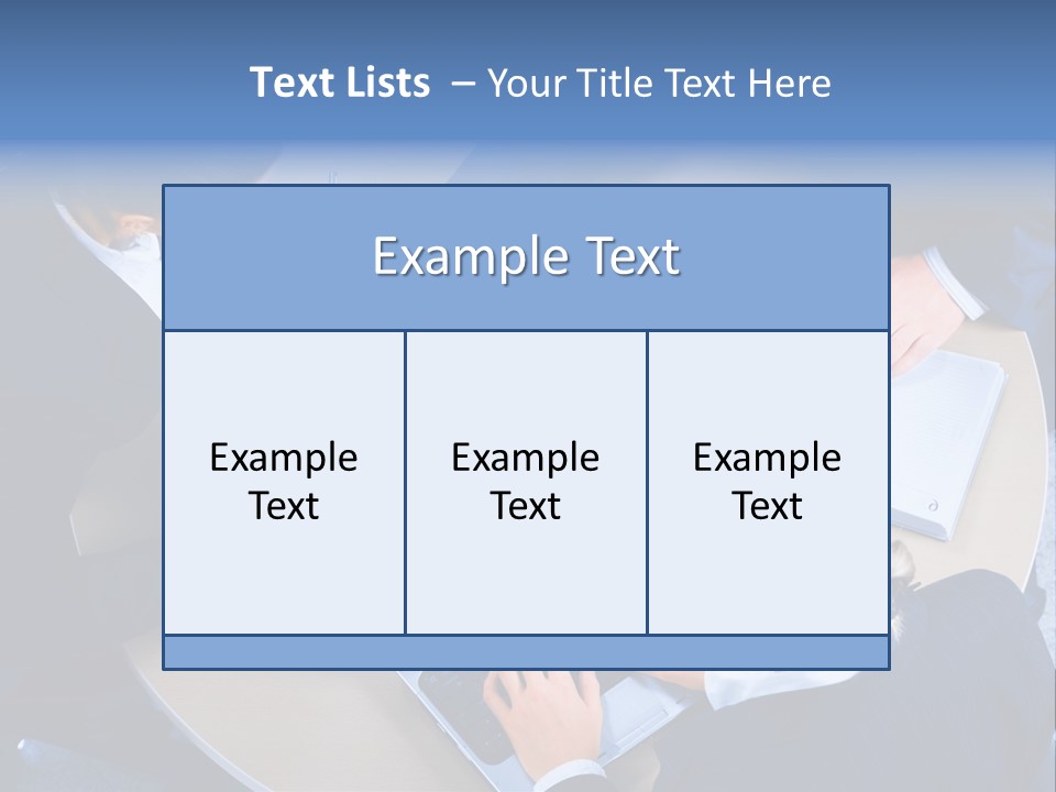A Group Of People Sitting Around A Table Working On Laptops PowerPoint Template