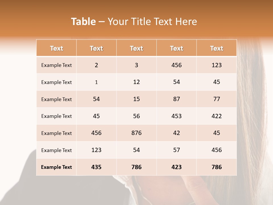 A Woman With Glasses Is Smiling For The Camera PowerPoint Template