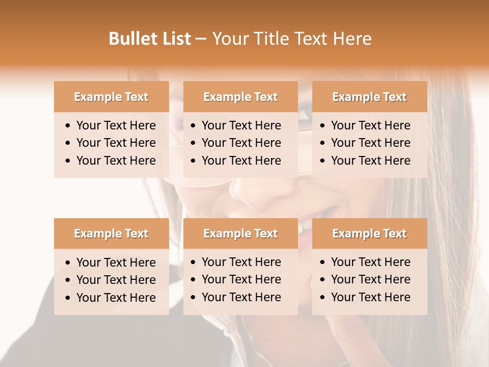 A Woman With Glasses Is Smiling For The Camera PowerPoint Template