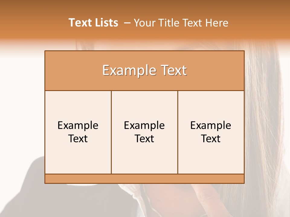 A Woman With Glasses Is Smiling For The Camera PowerPoint Template