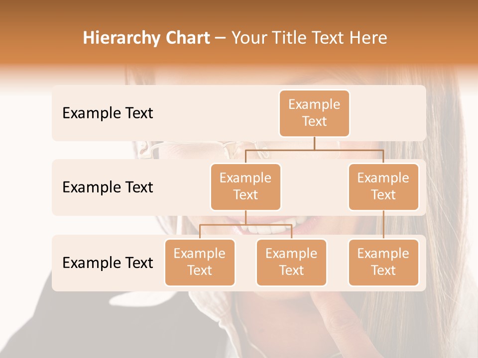 A Woman With Glasses Is Smiling For The Camera PowerPoint Template