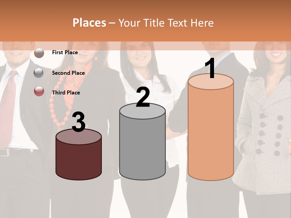 A Group Of People Standing Next To Each Other PowerPoint Template