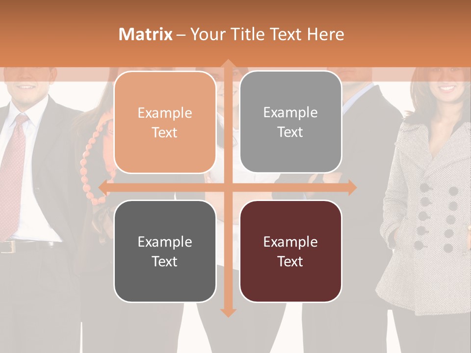 A Group Of People Standing Next To Each Other PowerPoint Template