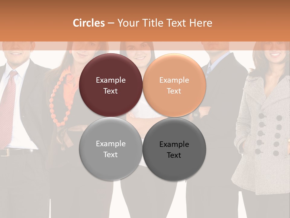 A Group Of People Standing Next To Each Other PowerPoint Template