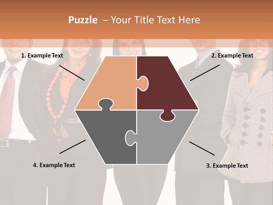 A Group Of People Standing Next To Each Other PowerPoint Template