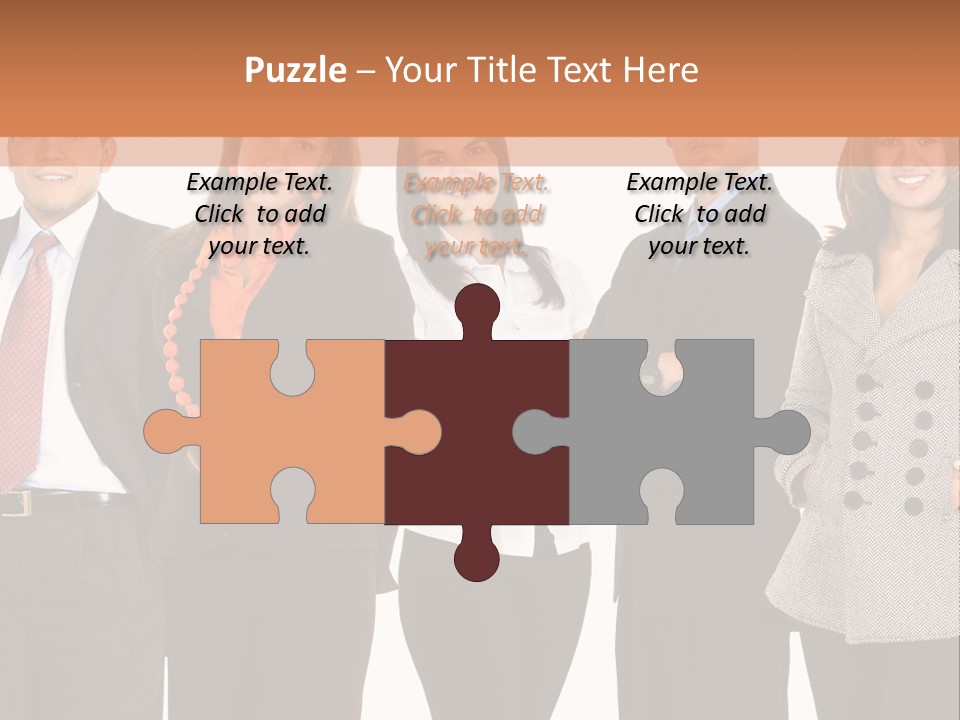 A Group Of People Standing Next To Each Other PowerPoint Template