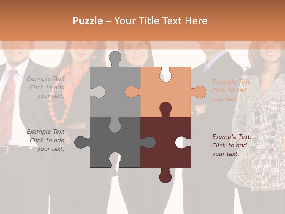 A Group Of People Standing Next To Each Other PowerPoint Template