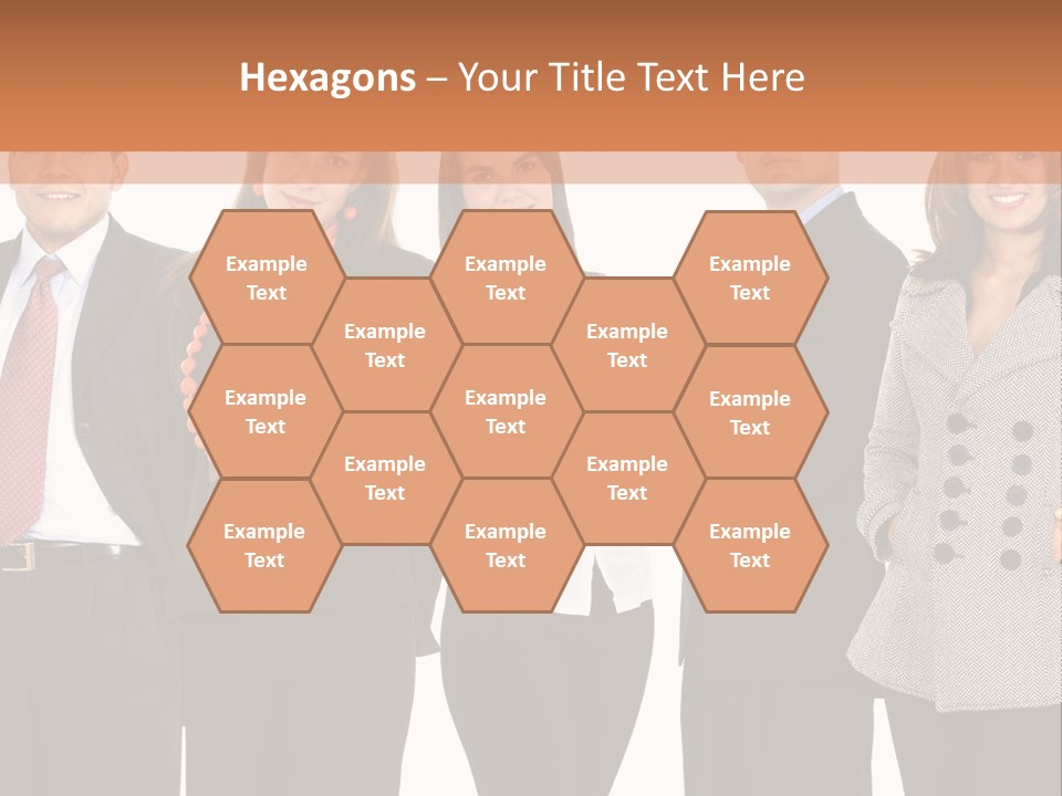 A Group Of People Standing Next To Each Other PowerPoint Template