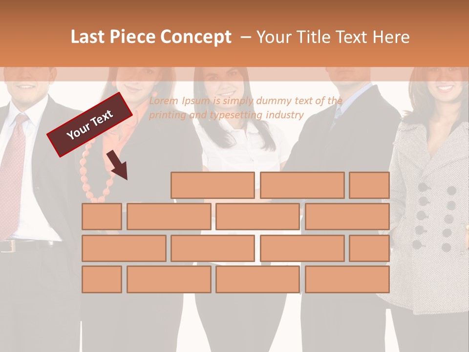 A Group Of People Standing Next To Each Other PowerPoint Template