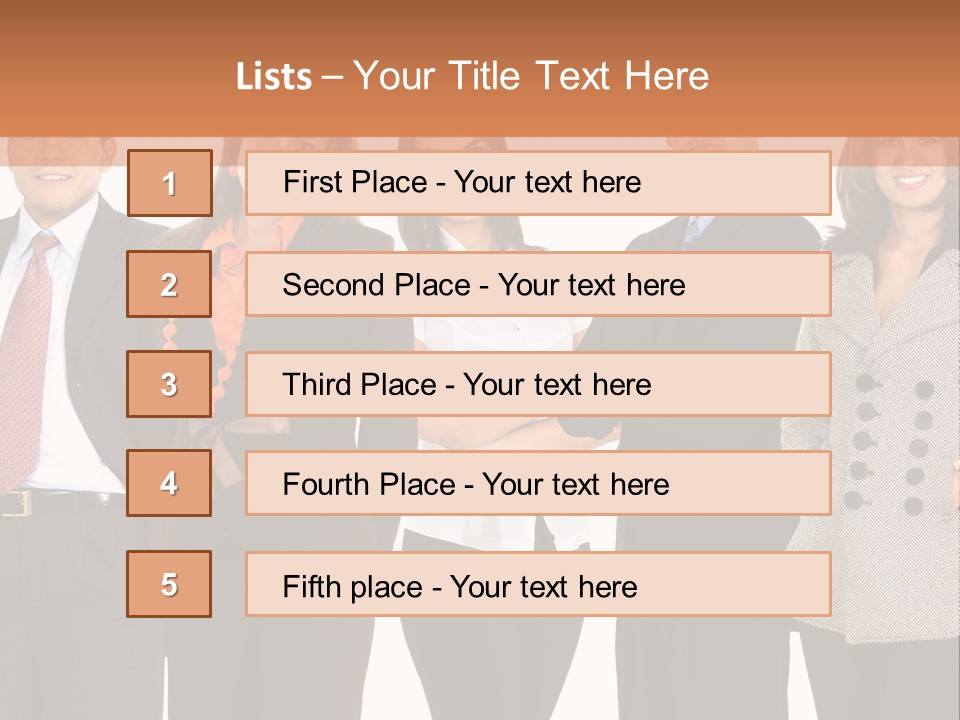 A Group Of People Standing Next To Each Other PowerPoint Template