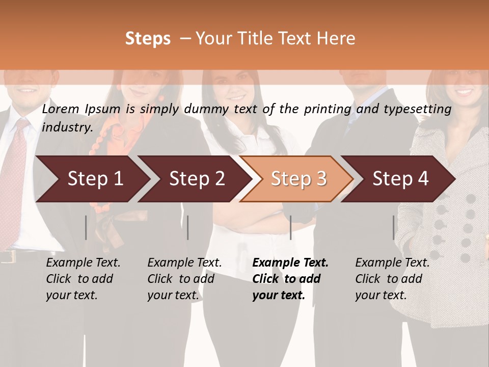 A Group Of People Standing Next To Each Other PowerPoint Template