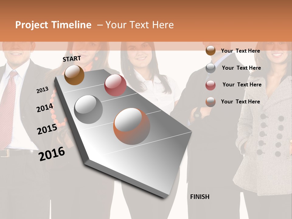 A Group Of People Standing Next To Each Other PowerPoint Template