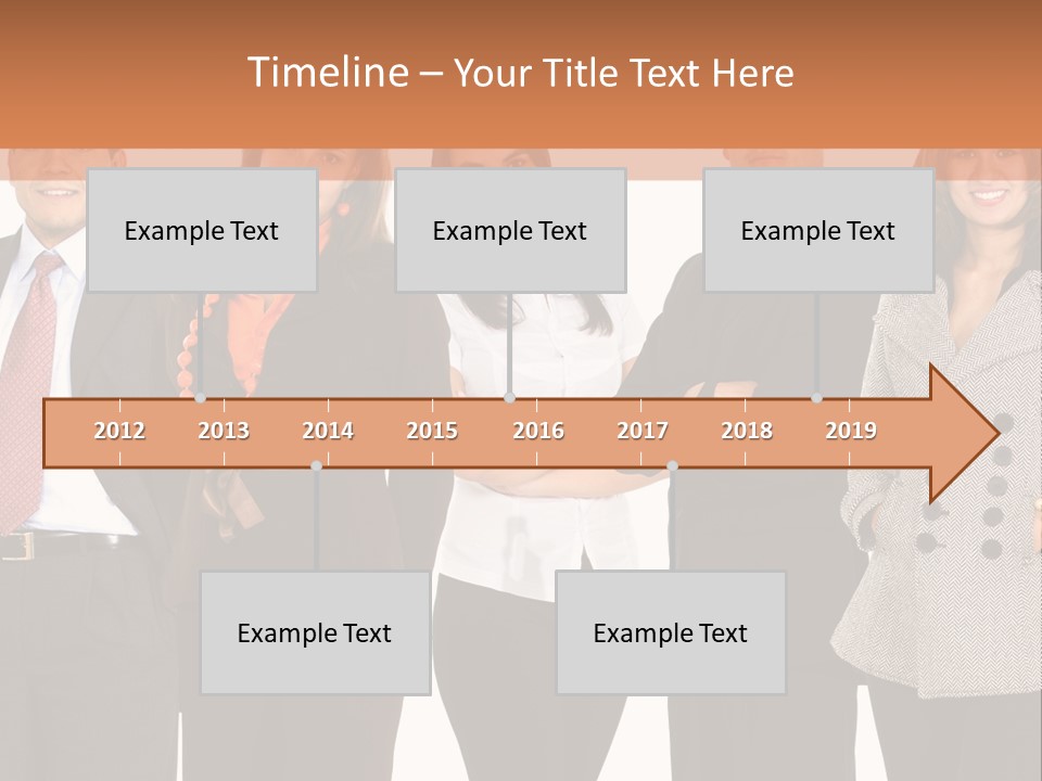 A Group Of People Standing Next To Each Other PowerPoint Template