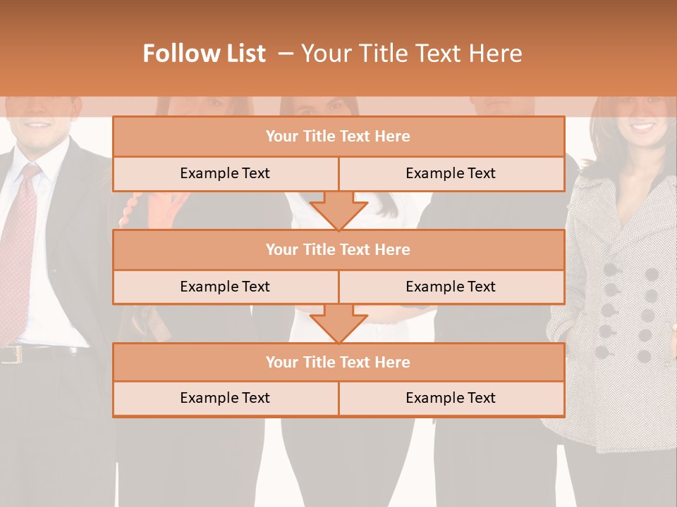 A Group Of People Standing Next To Each Other PowerPoint Template