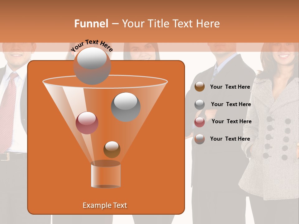 A Group Of People Standing Next To Each Other PowerPoint Template