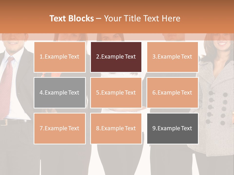 A Group Of People Standing Next To Each Other PowerPoint Template