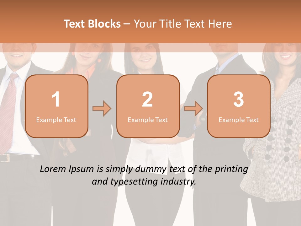 A Group Of People Standing Next To Each Other PowerPoint Template