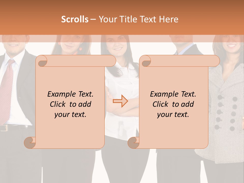 A Group Of People Standing Next To Each Other PowerPoint Template