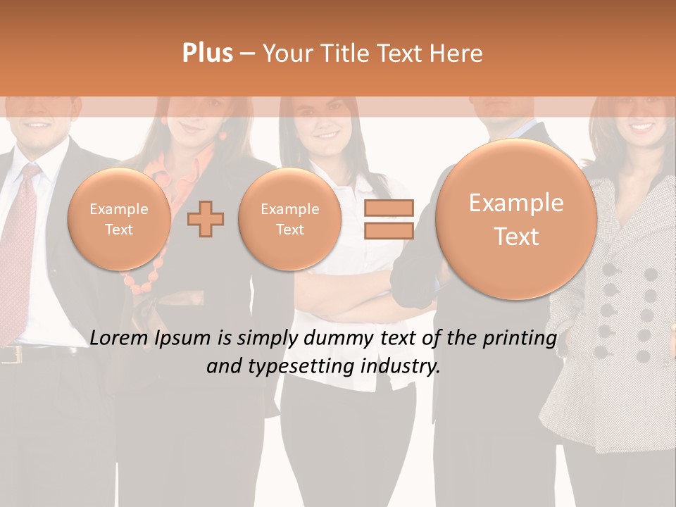 A Group Of People Standing Next To Each Other PowerPoint Template