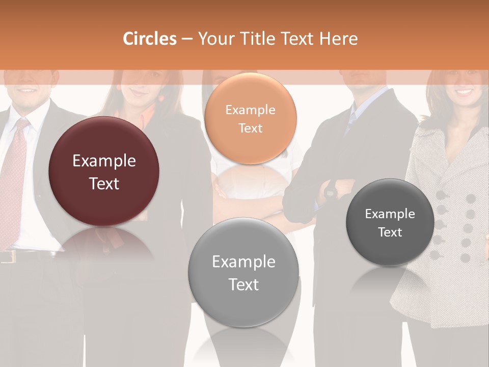 A Group Of People Standing Next To Each Other PowerPoint Template