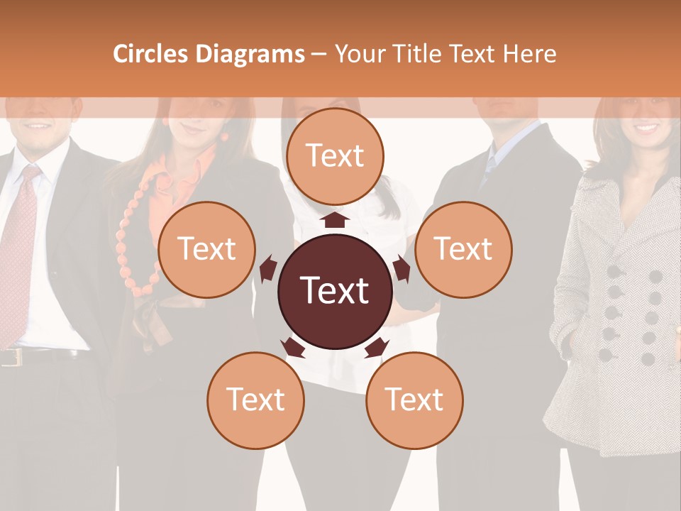 A Group Of People Standing Next To Each Other PowerPoint Template