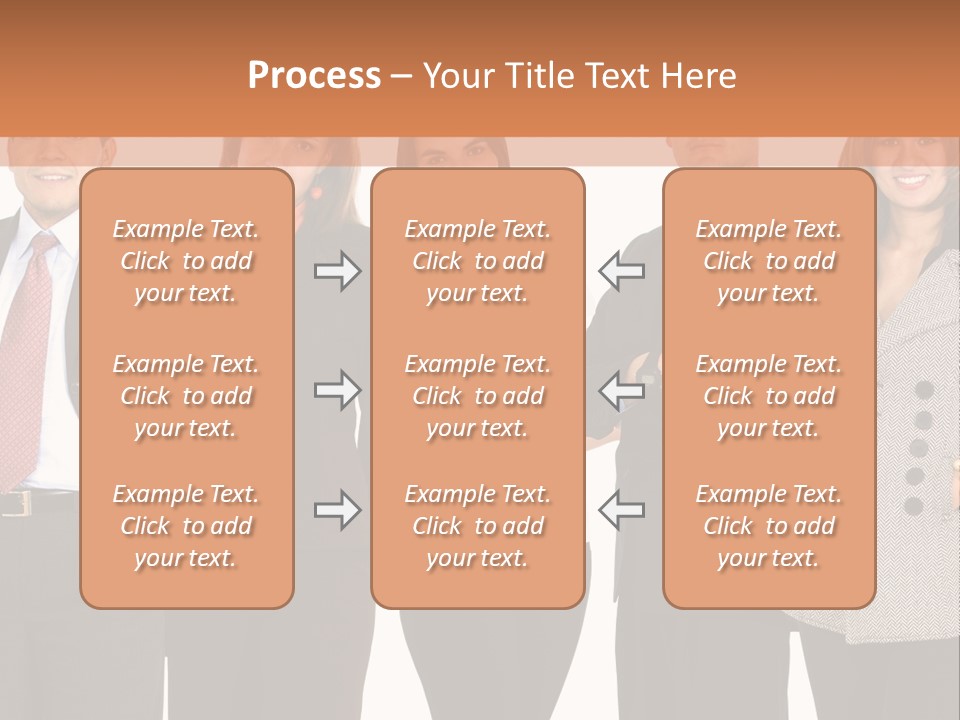 A Group Of People Standing Next To Each Other PowerPoint Template