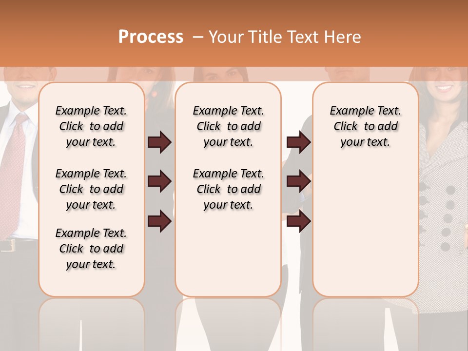 A Group Of People Standing Next To Each Other PowerPoint Template