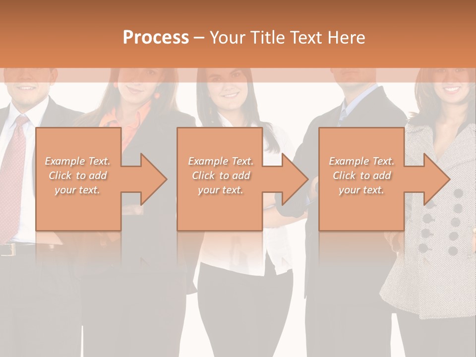 A Group Of People Standing Next To Each Other PowerPoint Template