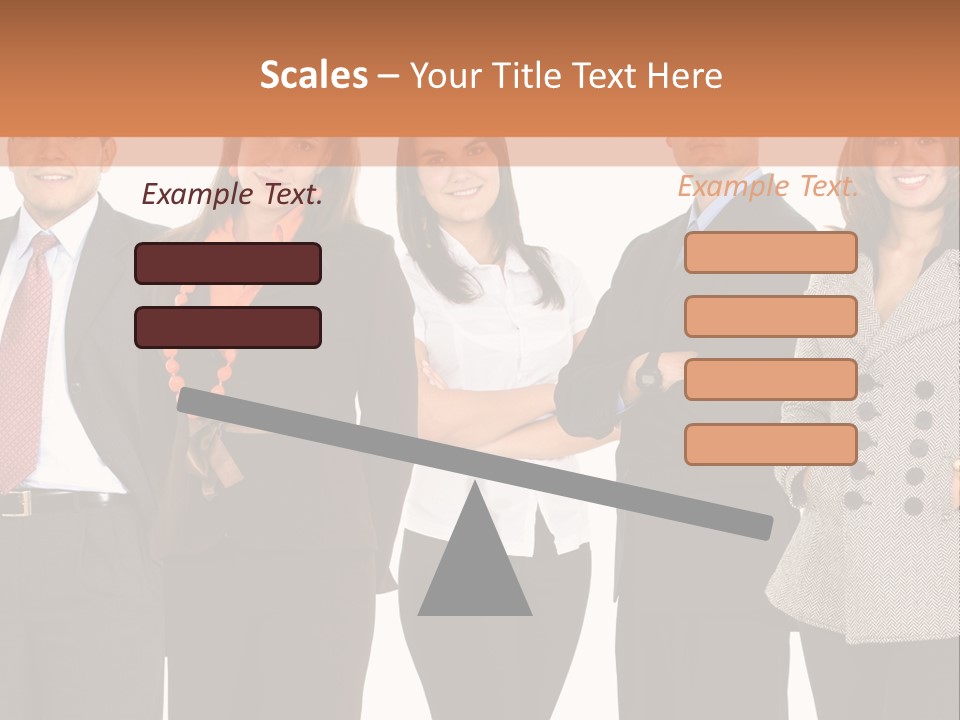 A Group Of People Standing Next To Each Other PowerPoint Template
