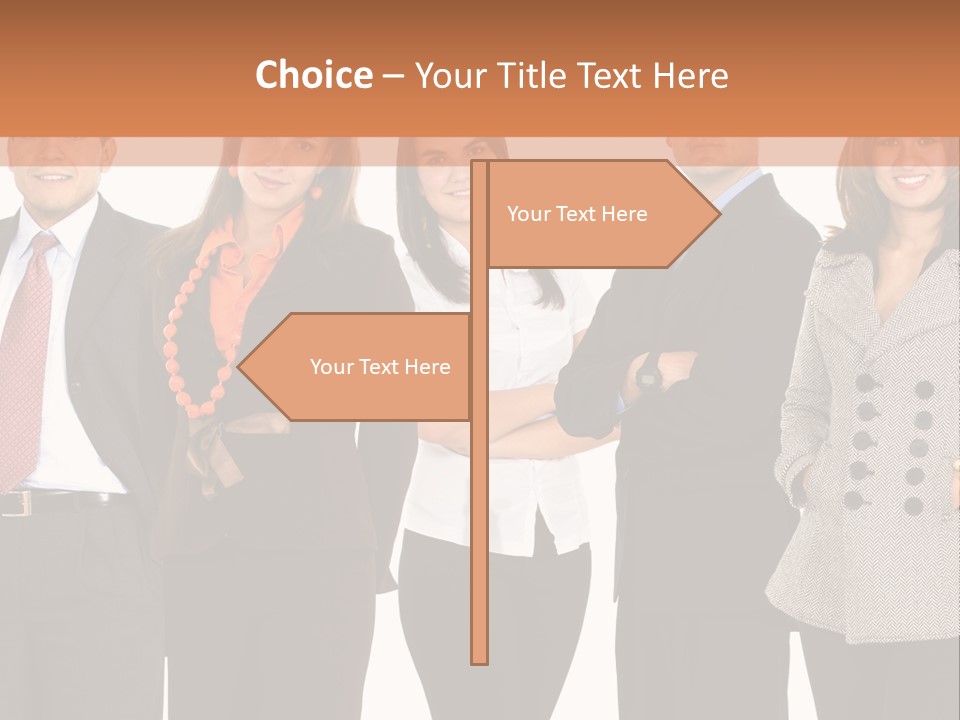 A Group Of People Standing Next To Each Other PowerPoint Template