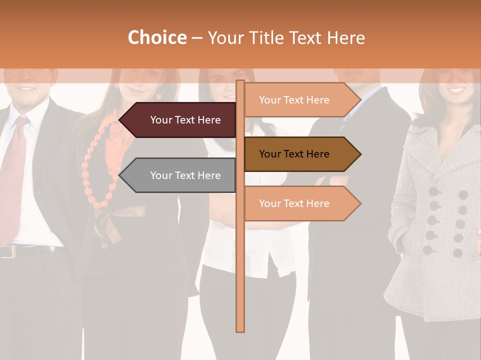 A Group Of People Standing Next To Each Other PowerPoint Template