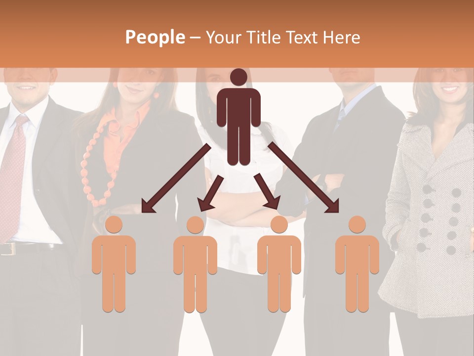 A Group Of People Standing Next To Each Other PowerPoint Template