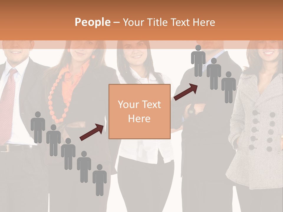 A Group Of People Standing Next To Each Other PowerPoint Template