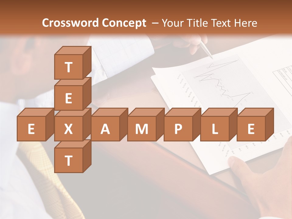 A Man Sitting At A Desk Writing On A Piece Of Paper PowerPoint Template