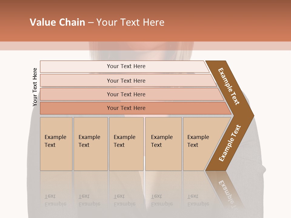 A Woman Is Standing With Her Arms Crossed PowerPoint Template