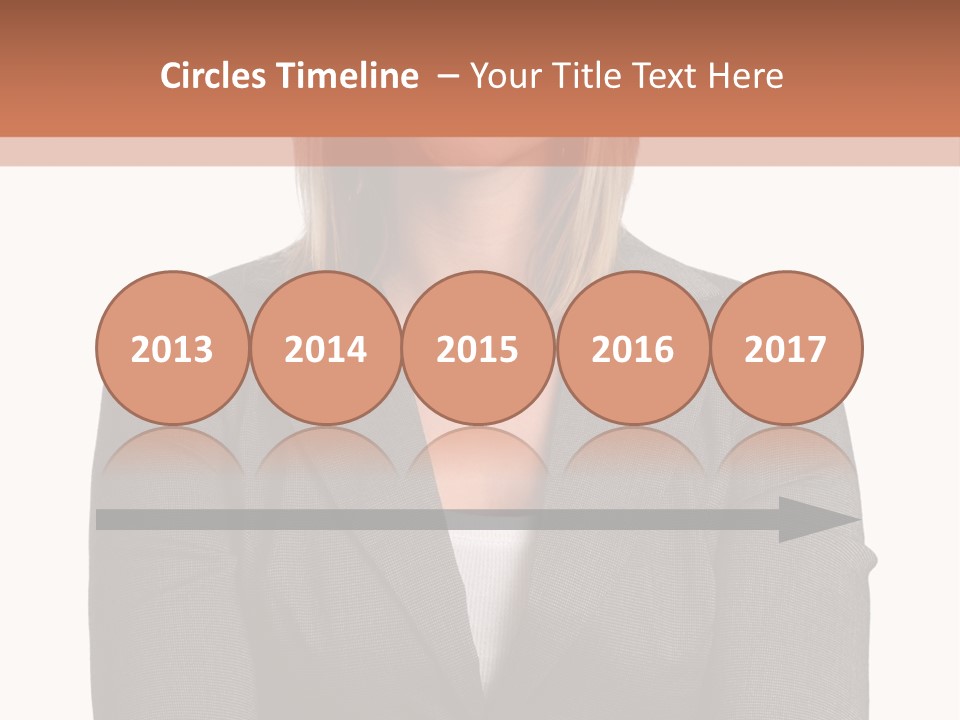 A Woman Is Standing With Her Arms Crossed PowerPoint Template