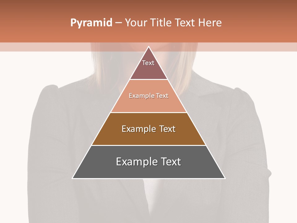 A Woman Is Standing With Her Arms Crossed PowerPoint Template