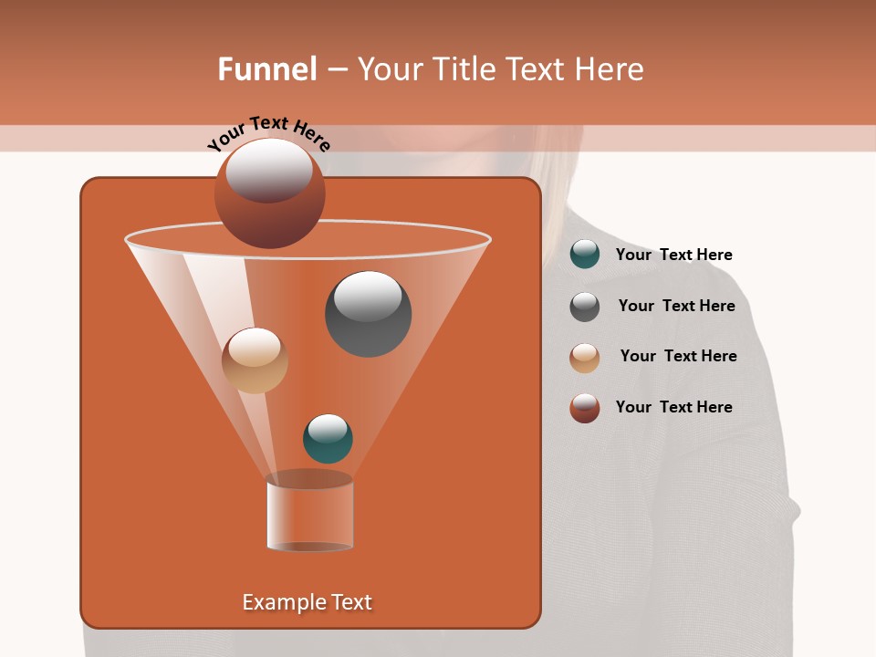 A Woman Is Standing With Her Arms Crossed PowerPoint Template