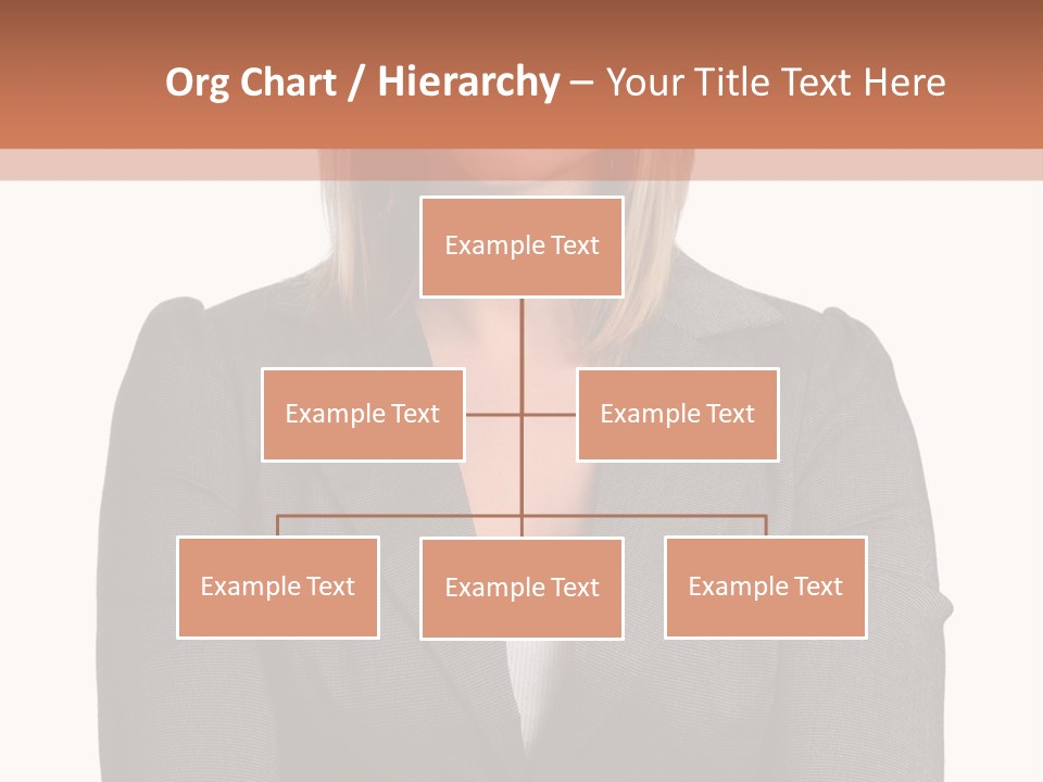 A Woman Is Standing With Her Arms Crossed PowerPoint Template