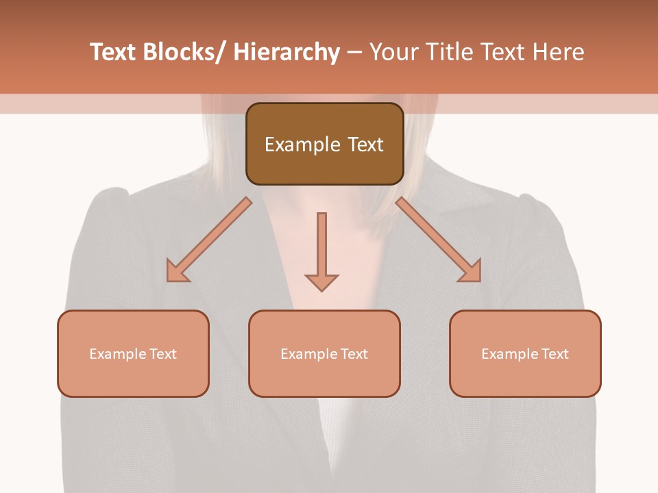 A Woman Is Standing With Her Arms Crossed PowerPoint Template